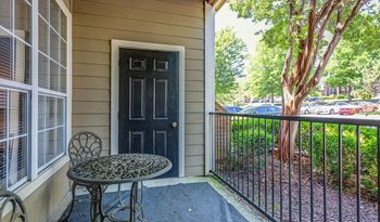 Private Balcony with Storage at Bridford Lake Apartments, Greensboro, North Carolina